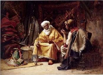 unknow artist Arab or Arabic people and life. Orientalism oil paintings 211
